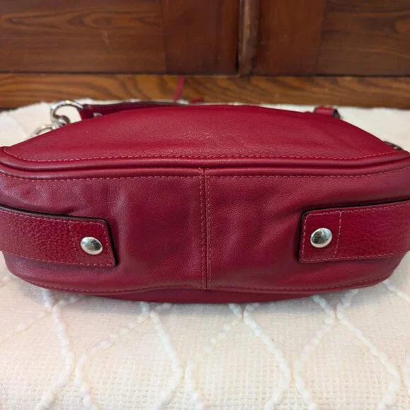 Coach Zoe Red Leather Hobo - Picture 6 of 13